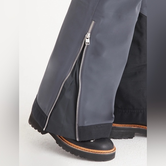 NWT Aether Descent Snow Bib 2.0 Size Large WB2217 Graphite  $550 MSRP - Picture 3 of 11